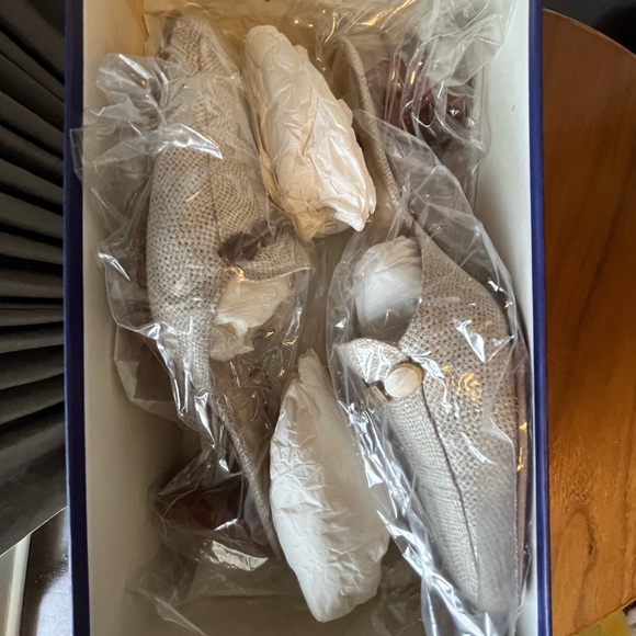 Stuart Weitzman Faux Snakeskin Mule Slides US 7.5 - Picture 9 of 9